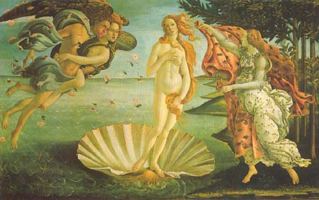 Botticelli. Nascita di Venere